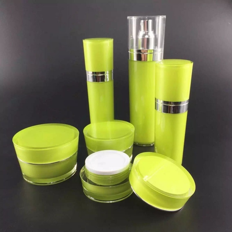 Acrylic lotion bottles and jars